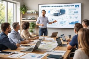 découvrez notre formation spécialisée pour créer une entreprise de transport et maîtrisez toutes les compétences nécessaires pour réussir dans ce secteur dynamique.