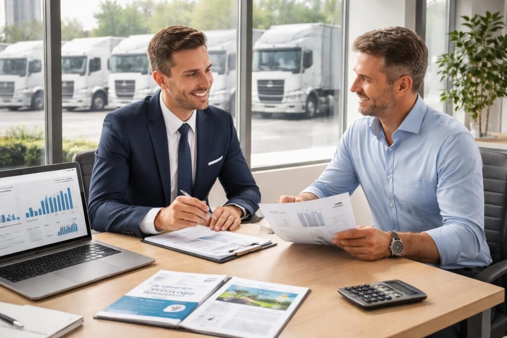 obtenez un prêt bancaire adapté pour créer votre entreprise de transport et financer vos projets avec des conditions avantageuses.