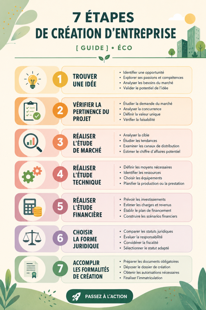Femme entrepreneuse travaillant sur son projet de création d'entreprise.