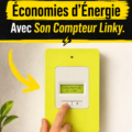Compteur Linky installé sur un mur, illustrant des économies d'énergie