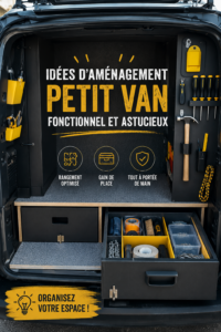 Aménagement d'un petit van avec des idées de rangement créatives et fonctionnelles