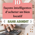 Personne regardant des documents d'investissement immobilier, symbole de l'achat sans apport.