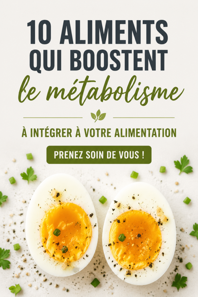 Une sélection d'aliments frais et colorés pour booster le métabolisme