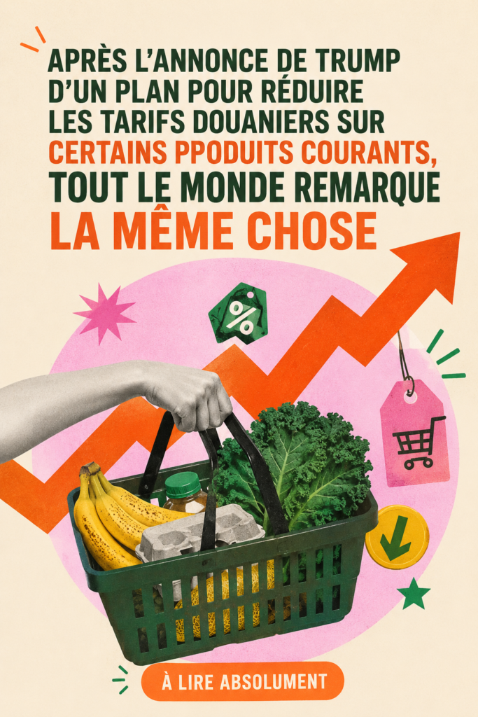 Annonces de Trump sur les droits de douane et leur impact sur le marché alimentaire