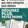 Dépenses professionnelles déductibles avec bureau et documents financiers
