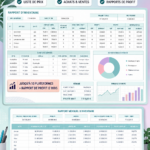 Modèle d'inventaire sur Google Sheets, illustrant une gestion simplifiée des stocks.