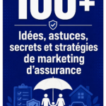 Image d'une femme d'affaires réfléchissant à des idées marketing dans le secteur de l'assurance.