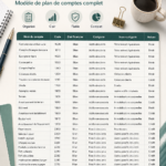 Exemple d'un modèle de plan comptable pour petites entreprises