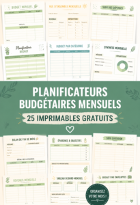 Modèles de budget imprimables pour la planification financière
