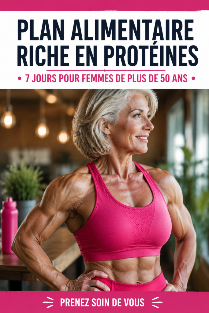 Un plat sain et appétissant riche en protéines pour les femmes de plus de 50 ans.