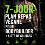 Plan de repas végan pour athlètes avec des ingrédients colorés et nutritifs