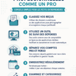 Femme d'affaires analysant des documents financiers avec un ordinateur portable
