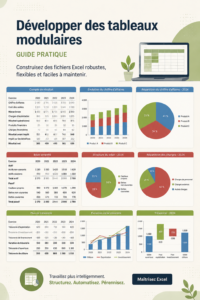 Image d'un tableau Excel modulaire avec des données organisées