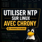 Interface de configuration de Chrony pour la synchronisation NTP sur Linux.