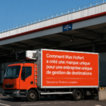 Image de Max Hofert présentant sa marque unique pour une entreprise de gestion de destination.