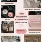 Idées décoration intérieure d'une voiture avec accessoires variés