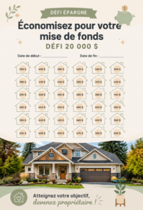 Femme réfléchissant à ses économies pour l'achat d'une maison.