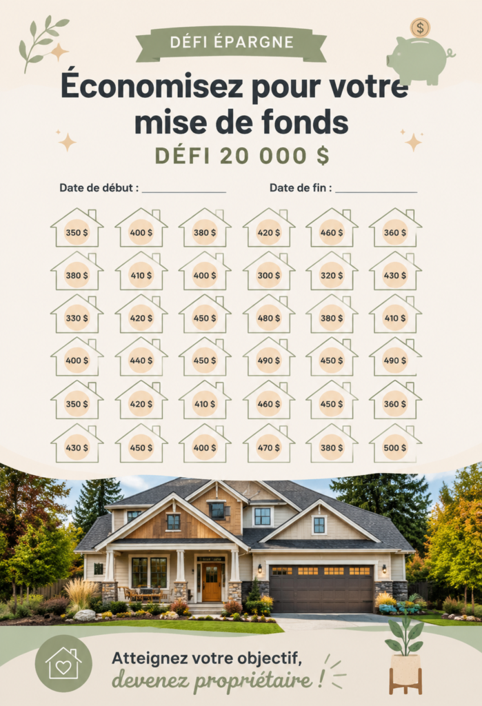 Femme réfléchissant à ses économies pour l'achat d'une maison.