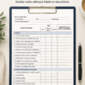 Un calendrier d'entretien automobile avec des dates importantes marquées