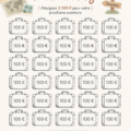 Une femme souriante utilisant une feuille de budget pour planifier ses vacances.
