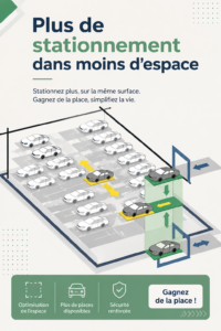 Parking moderne optimisé avec solutions innovantes