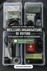 Organisateur de voiture élégant et pratique pour un intérieur soigné