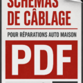 Schéma électrique pour la réparation automobile, illustrant les différentes connexions et composants.