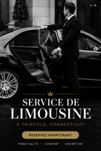 Une limousine élégante prête pour un trajet à Fairfield CT