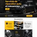Thème WordPress pour garage automobile en affichage