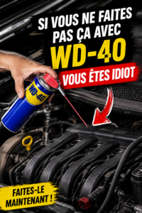 Femme utilisant du WD-40 pour entretenir un véhicule professionnel.