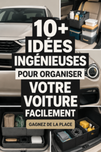Un véhicule professionnel bien organisé avec des bacs de rangement