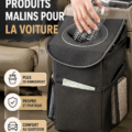 Accessoires pratiques pour voiture, présentés sur un fond clair