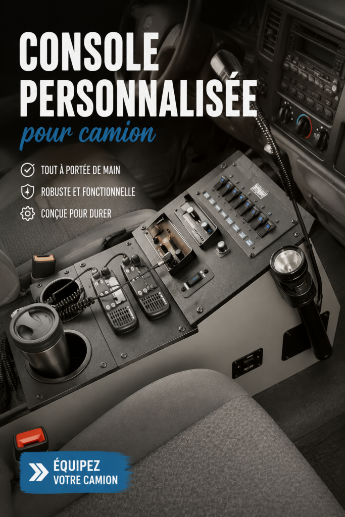 Aménagement personnalisé d'une camionnette avec rangement optimisé
