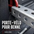 Support à vélo sur un camion pratique pour les excursions en plein air.