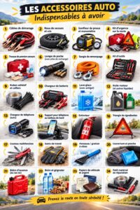 Accessoires auto pratiques et essentiels pour les femmes conductrices.