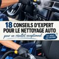 Photo d'une voiture brillamment entretenue, illustrant des conseils d'entretien.