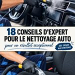 Photo d'une voiture brillamment entretenue, illustrant des conseils d'entretien.