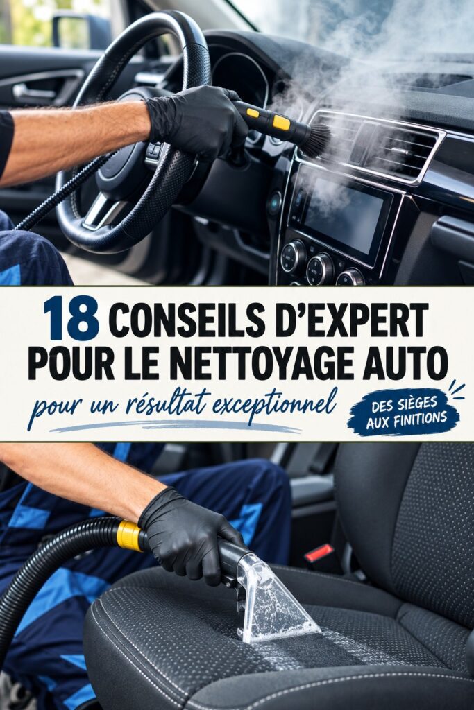 Photo d'une voiture brillamment entretenue, illustrant des conseils d'entretien.