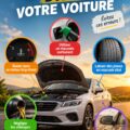 Une voiture bien entretenue garée sur un parking ensoleillé, symbolisant les bonnes pratiques de gestion de flotte.