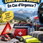 Des équipements de sécurité et outils d'urgence dans une voiture