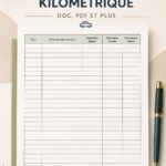 Modèles de journaux de kilométrage pour la gestion de flotte professionnelle.