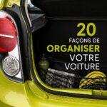 Intérieur d'une voiture bien organisé avec espaces de rangement optimisés.