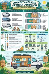 Transformation d'une camionnette en camping-car avec un aménagement cozy
