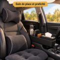 Un intérieur de voiture moderne avec des accessoires confortables