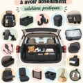 Accessoires d'organisation pratique pour voiture sur une table