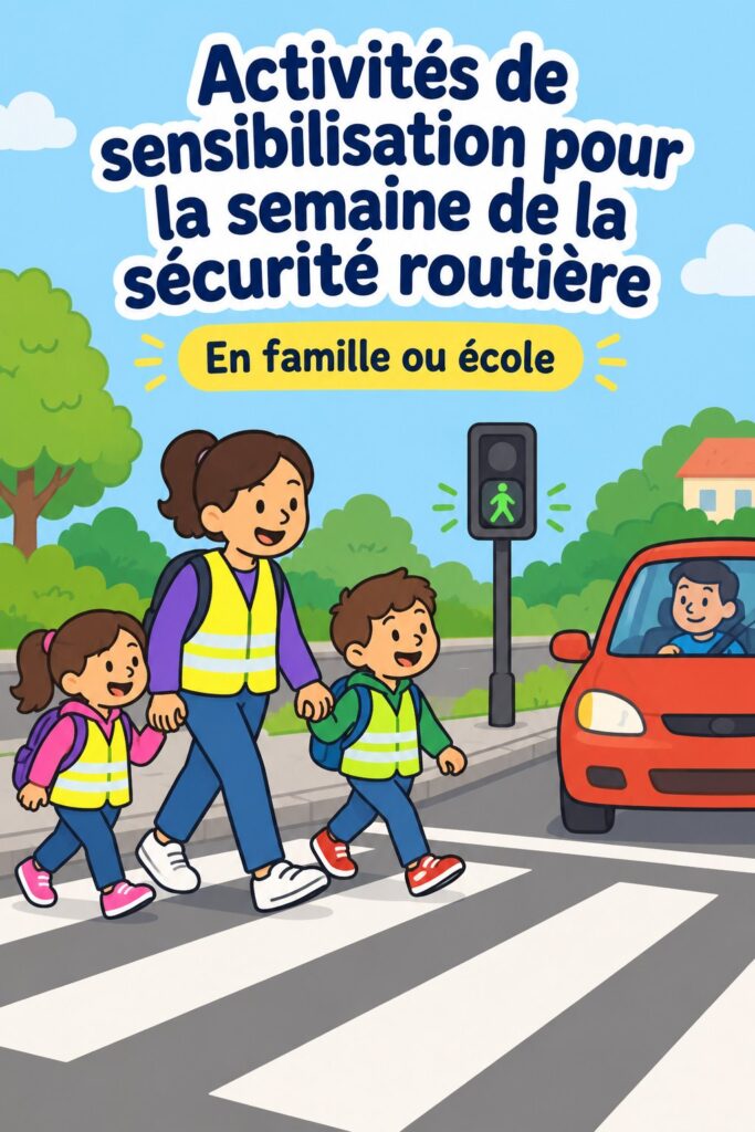 Activités ludiques pour sensibiliser à la sécurité routière en famille