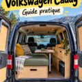 VW Caddy aménagé pour un confort optimal dans un espace professionnel