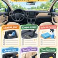 Calendrier de nettoyage pour l'intérieur d'une voiture