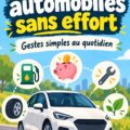 Femme vérifiant les frais automobiles sur un carnet, symbole d'économies potentielles.