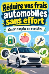 Femme vérifiant les frais automobiles sur un carnet, symbole d'économies potentielles.
